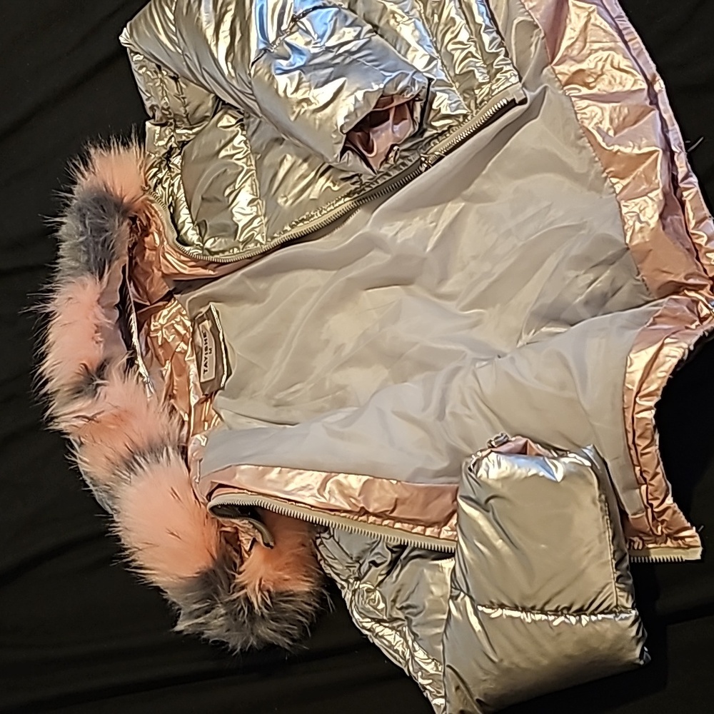 Metallic puffer jacket - Picture 3 of 3